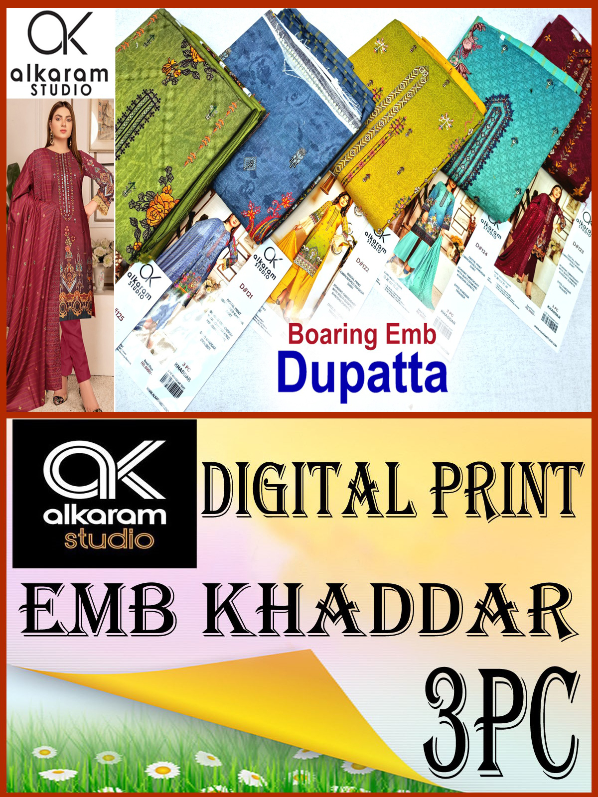 Al Karam Alkaram Unstitched Collection For Women