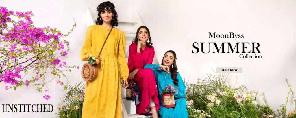 Dive into the Best Lawn Sales Deals - Moonbyss Best Bareeze Unstitched Collection Available