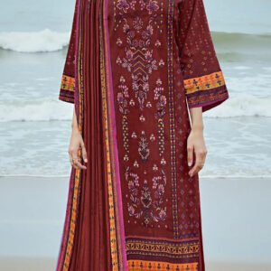 MOONLIGHT 3PC EMBROIDERED DIGITAL PRINTED PREMIUM LAWN VOL-88-3139