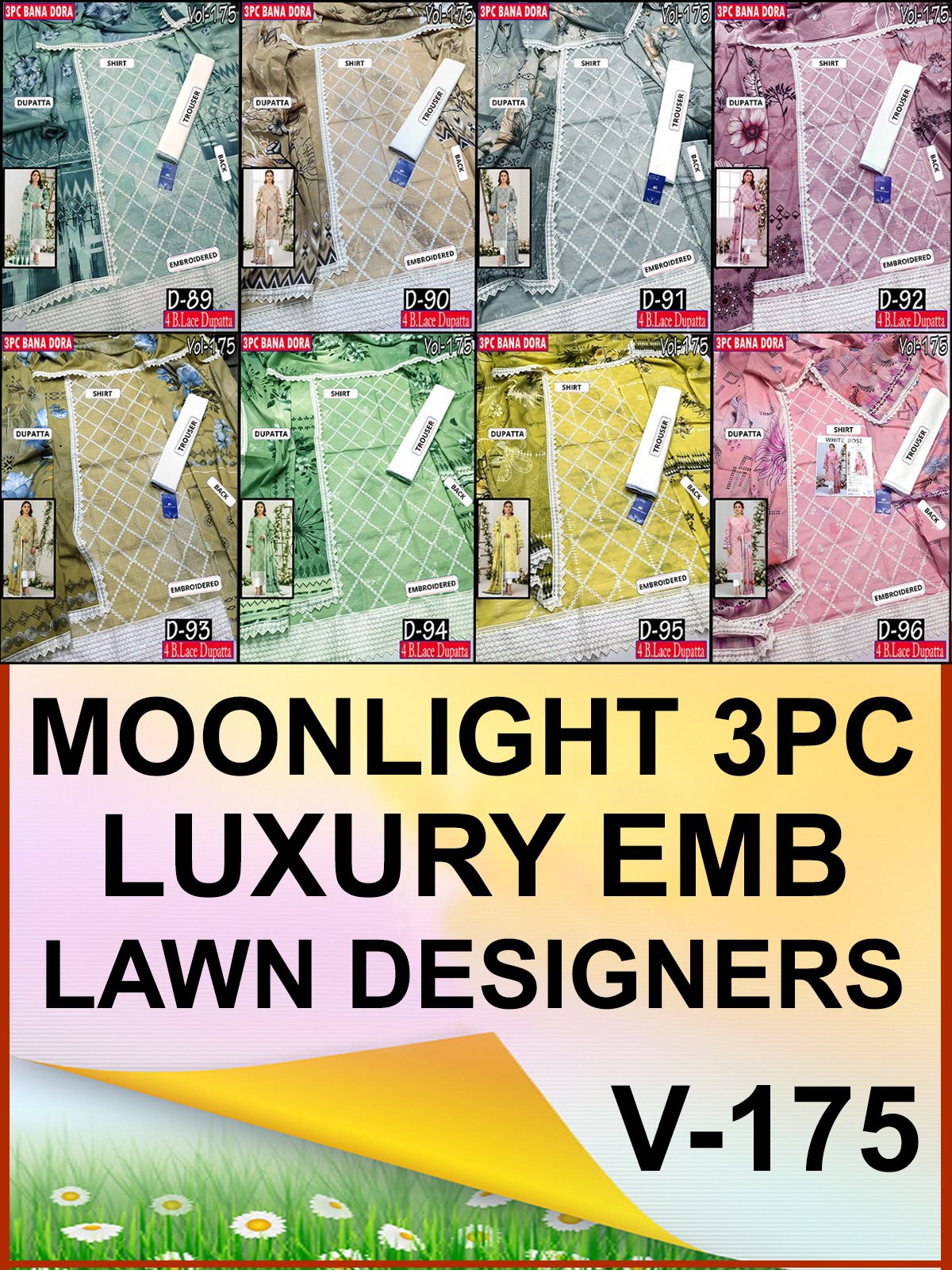 MOONLIGHT 3PC EMBR SEQUIN BOARING BANA DORA LAWN PREMIUM