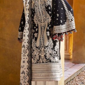 ZARNISH 3PC EMB LUXURY DESIGNER LAWN VOL-06-726