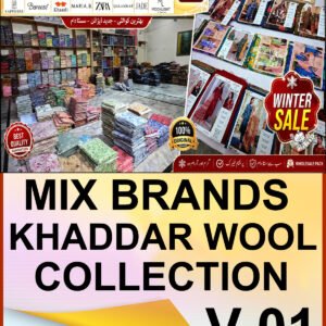 DHANAK MARINA KHADDAR WOOL 3PC 2PC WINTER SUPER SALE VOL-01-Set Of 08 Dresses