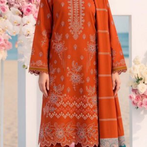 DHANAK 3PC BOARING WORK ESHAAL ANSARI SEQUIN DAMAN DESIGNER VOL-264-D#-736
