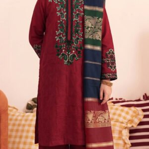 MOONLIGHT KIDS 3PC DHANAK EMBROIDERED WITH 3D PASHMINA SHAWL VOL-269-D-785