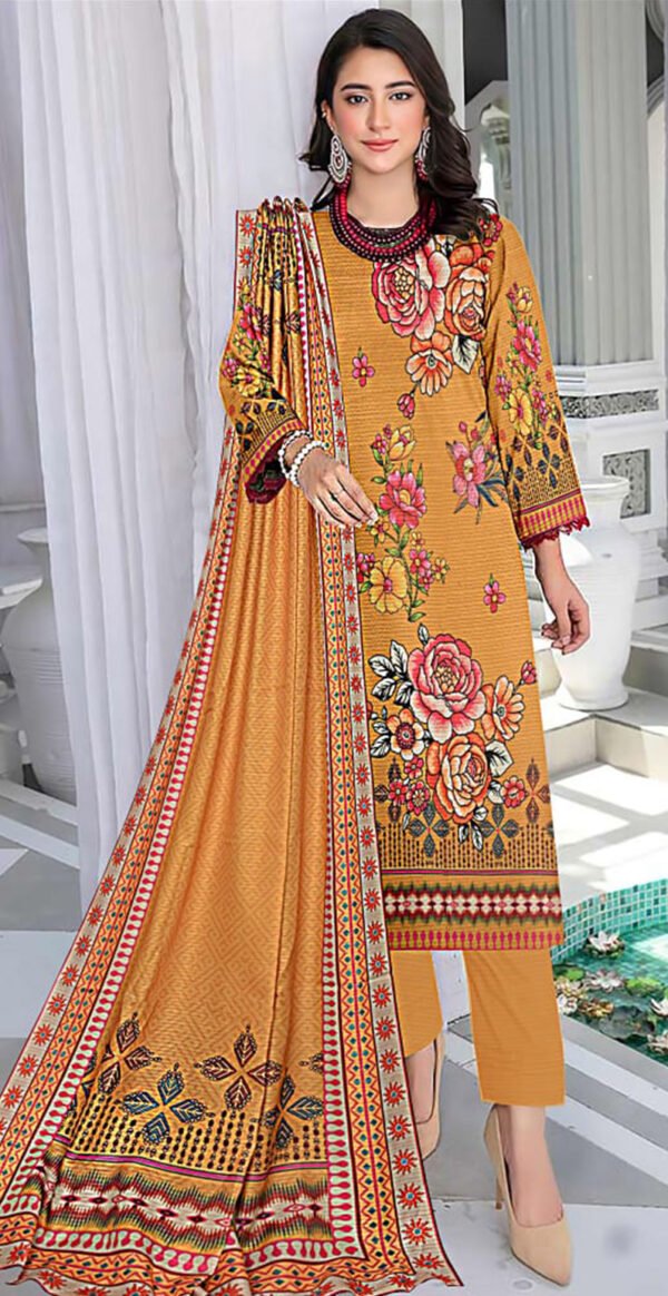 SM 3PC KHADDAR BANA DORA DIGITAL PRINTED COLLECTION VOL-110-207