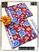 BAROQUE 2PC ALL OVER KARANDI DIGITAL PRINTED VOL-03-D-04