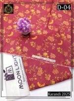 MOONLIGHT 2PC ALL OVER KARANDI DIGITAL PRINTED VOL-01-D-01-Set Of 06 Dresses