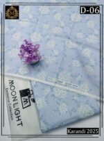 MOONLIGHT 2PC ALL OVER KARANDI DIGITAL PRINTED VOL-01-D-01-Set Of 06 Dresses