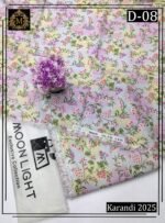 MOONLIGHT 2PC ALL OVER KARANDI DIGITAL PRINTED VOL-01-D-01-Set Of 06 Dresses