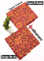 ALKARAM 2PC ALL OVER KHADDAR DIGITAL PRINTED VOL-01-02