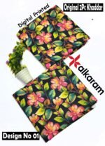 ALKARAM 2PC ALL OVER KHADDAR DIGITAL PRINTED VOL-01-01