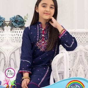 MARIA B KIDS 2PC DHANAK EMBROIDERED VOL-01-1053