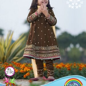 MARIA B KIDS 2PC DHANAK EMBROIDERED VOL-01-1054