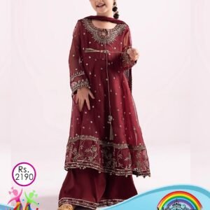 MARIA B KIDS 2PC DHANAK EMBROIDERED VOL-01-1056