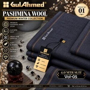 GUL AHMED PASHMINA WOOL PREMIUM WINTER COLLECTION VOL-05-D-01