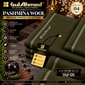 GUL AHMED PASHMINA WOOL PREMIUM WINTER COLLECTION VOL-05-D-04