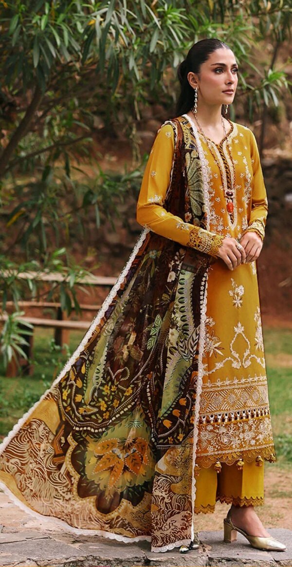 MIX BRANDS 3PC EMBROIDERED DHANAK DESIGNER COLLECTION VOL-02-802