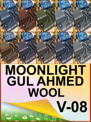 MOONLIGHT BY GUL AHMED WOOL PREMIUM WINTER COLLECTION VOL-08-Set Of 10 Dressses