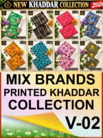 ORIGINAL MIX BRANDS 2PC ALL OVER KHADDAR DIGITAL PRINTED VOL-02-Set Of 08 Dresses