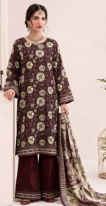 CAMBRIC KHADDAR 3PC BIN SAEED DIGITAL PRINTED WINTER VOL-338-D-1115