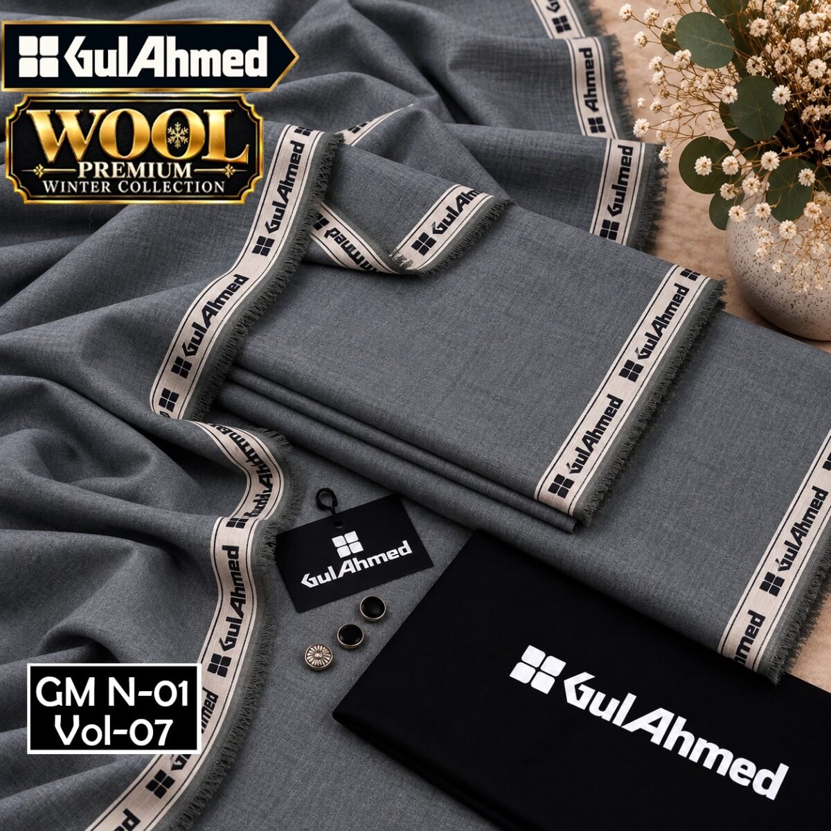 GUL AHMED WOOL PREMIUM WINTER COLLECTION VOL-07-01