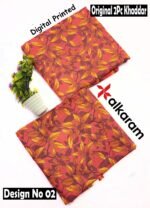 ORIGINAL MIX BRANDS 2PC ALL OVER KHADDAR DIGITAL PRINTED VOL-01-D-02