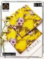 ORIGINAL MIX BRANDS 2PC ALL OVER KHADDAR DIGITAL PRINTED VOL-01-D-10