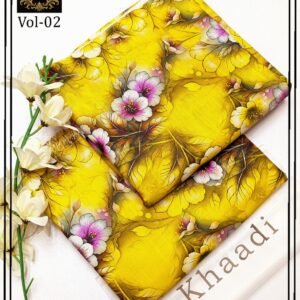 ORIGINAL MIX BRANDS 2PC ALL OVER KHADDAR DIGITAL PRINTED VOL-01-D-10