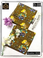ORIGINAL MIX BRANDS 2PC ALL OVER KHADDAR DIGITAL PRINTED VOL-08-D-08