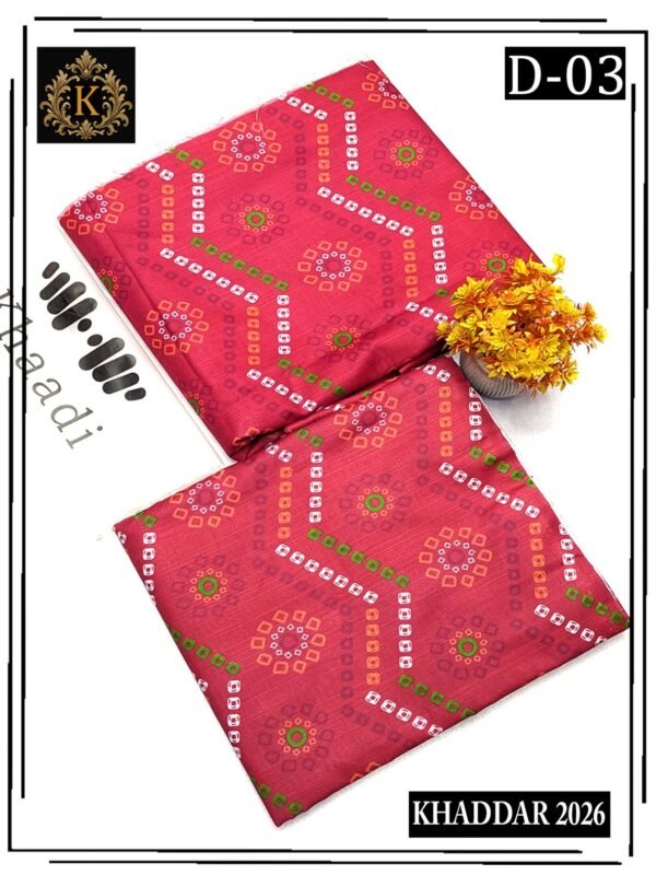 ORIGINAL MIX BRANDS 2PC ALL OVER KHADDAR DIGITAL PRINTED VOL-02-D-03