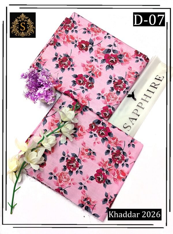 ORIGINAL MIX BRANDS 2PC ALL OVER KHADDAR DIGITAL PRINTED VOL-02-D-07