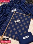 BAREEZE 3PC DHANAK EMBROIDERED DESIGNER COLLECTION VOL-03-D-N-01