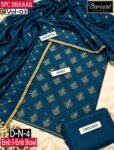 BAREEZE 3PC DHANAK EMBROIDERED DESIGNER COLLECTION VOL-03-Set Of 06 Dresses