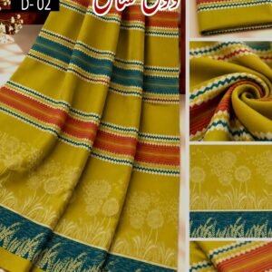KASHMIRI PASHMINA JACQUARD WOOL LADIES SHAWL VOL-03-D-02