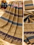 KASHMIRI PASHMINA JACQUARD WOOL LADIES SHAWL VOL-03-Set Of 10 Shawls