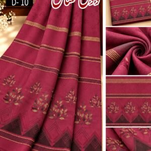 KASHMIRI PASHMINA JACQUARD WOOL LADIES SHAWL VOL-03-D-10