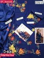 MIX BRANDS 3PC EMBROIDERED DHANAK DESIGNER COLLECTION VOL-06-Set Of 06 Dresses