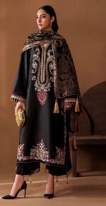 MIX BRANDS 3PC EMBROIDERED DHANAK DESIGNER COLLECTION VOL-06-D#816