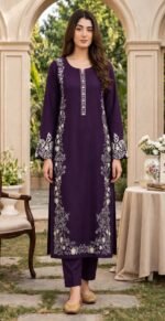 MIX BRANDS 2PC FULL EMBROIDERED DHANAK DESIGNER COLLECTION VOL-07-D-903