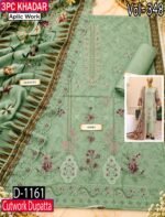 APLIC WORK KHADDAR 3PC COCO BY ZARA SHAHJAHAN EMBROIDRY DIGITAL PRINT VOL-348-1161