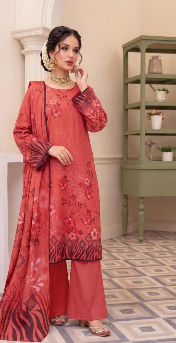 BANA DORA DHANAK 3PC CROWN DIGITAL PRINTED WINTER VOL-346-D-1157