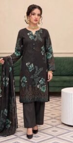 BANA DORA DHANAK 3PC CROWN DIGITAL PRINTED WINTER VOL-346-D-1158