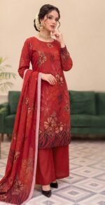 BANA DORA DHANAK 3PC CROWN DIGITAL PRINTED WINTER VOL-346-D-1160