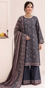 CAMBRIC KHADDAR 3PC BIN SAEED DIGITAL PRINTED WINTER VOL-338-D-1111