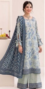 CAMBRIC KHADDAR 3PC BIN SAEED DIGITAL PRINTED WINTER VOL-338-D-1116
