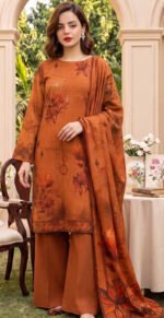 VELVET CHAMKI DHANAK 3PC BIN SAEED DIGITAL PRINTED WINTER VOL-336-D-1103